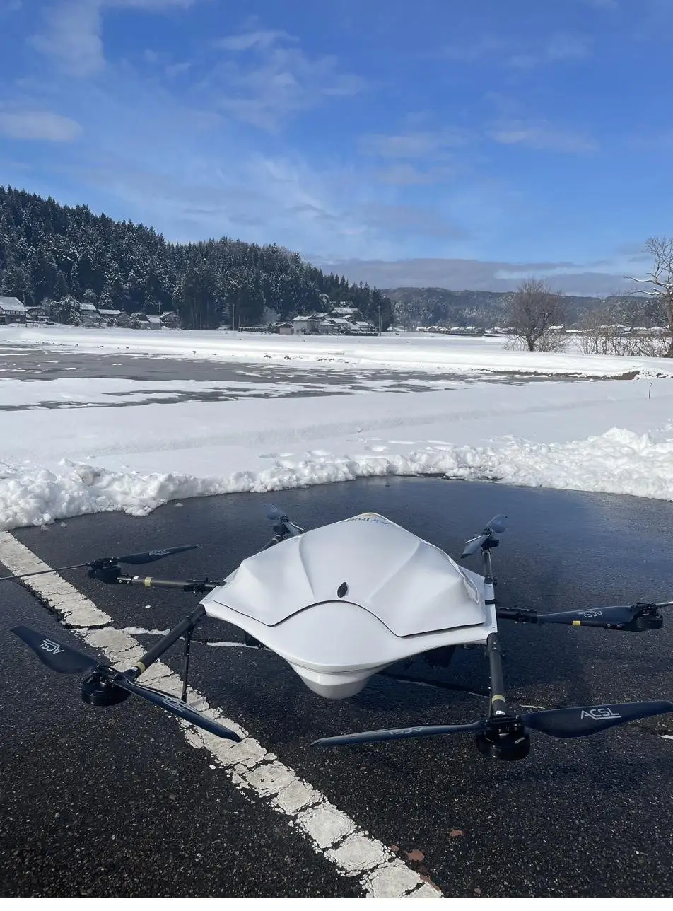 積雪地での緊急配送